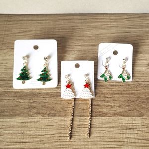 3 Pairs Christmas earrings